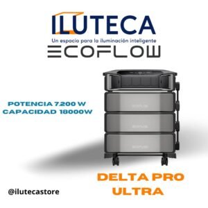 ECOFLOW DELTA PRO ULTRA (INVERSOR + 3 BATERÍAS)