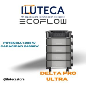 ECOFLOW DELTA PRO ULTRA (INVERSOR + 4 BATERÍAS)