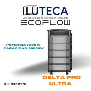 ECOFLOW DELTA PRO ULTRA (INVERSOR + 5 BATERÍAS)